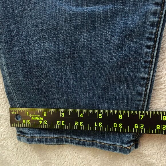 Lucky Brand Womens Jeans Size 10/30 Sweet Crop Straight Leg Classic Blue Denim - Picture 5 of 15